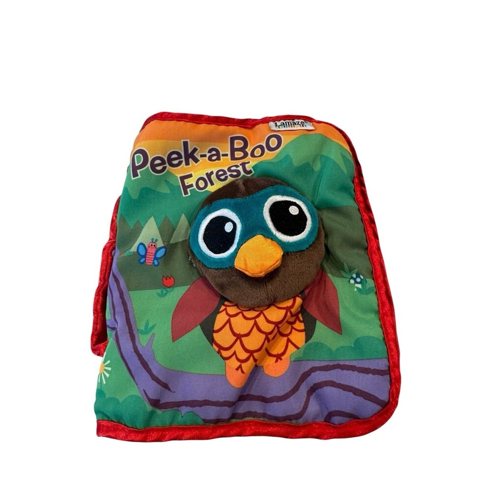 Lamaze Peek-A-Boo Forest Cloth Book Sensory Developmental  Toy Activity